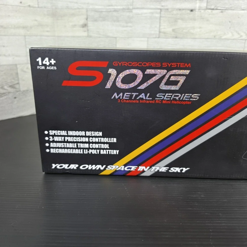 Syma RC Helicopter 3.5CH S107G Mini Aircraft‎ Metal Remote Control GYRO Kids NIB